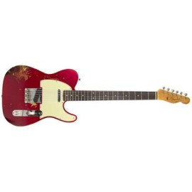 Limited Edition '60 Tele Custom - Heavy Relic Aged Candy Apple Red Over 3-Color Sunburst 9231012866