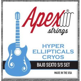 SXB2892 Apex "Hyper Ellipticals Cryos" Bajo Sexto Stainless Steel Set
