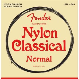 Nylon Acoustic Strings 100 Clear/Silver Tie End Gauges .028-.043 0730100400
