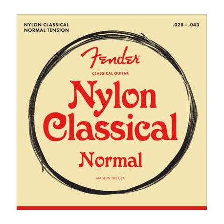 Nylon Acoustic Strings 100 Clear/Silver Tie End Gauges .028-.043 0730100400
