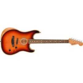 Fender Acoustasonic Strat American Ebony FB 3-Color Sunburst 0972023200